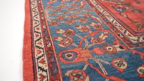 Persian Rug Mahal Handmade Area Antique Tribal 10'1"x14'0" (10x14) Red Blue Floral Design #27100