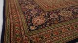 Persian Rug Tabriz Handmade Area Traditional 9'10"x13'2" (10x13) Blue Red Green Mahi Fish Design #35976