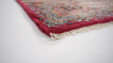 Persian Rug Kerman Handmade Area Traditional 9'10"x13'8" (10x14) Red Blue Floral Design #15806