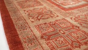 Persian Rug Bijar Handmade Area Traditional 9'10"x13'6" (10x14) Red Whites/Beige Garden Design #33852