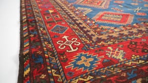 Oriental Rug Pakistani Handmade Area Tribal 10'4"x13'5" (10x13) Red Blue Geometric Baloch Design #35398