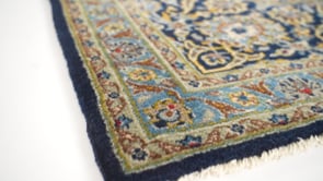 Oriental Rug Pakistani Handmade Area Traditional 10'2"x12'11" (10x13) Blue Green Kashan Floral Design #35732