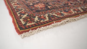 Persian Rug Bakhtiari Handmade Area Tribal Vintage 10'7"x14'7" (11x15) Red Floral Design #18641