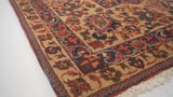 Persian Rug Bakhtiari Handmade Area Tribal 11'4"x18'0" (11x18) Red Whites/Beige Floral Design #28367