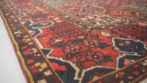 Persian Rug Bakhtiari Handmade Area Tribal Vintage 11'6"x15'10" (12x16) Red Garden Design #28527