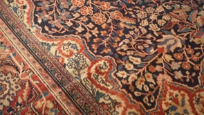 Persian Rug Farahan Handmade Area Antique Traditional 12'0"x21'10" (12x22) Red Blue Floral Design #36126