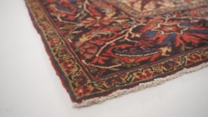 Persian Rug Heriz Handmade Area Tribal Vintage 11'7"x15'10" (12x16) Red Geometric Design #34046