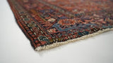 Persian Rug Gharajeh Handmade Area Tribal Vintage 4'7"x6'0" (5x6) Red Geometric Design #35799