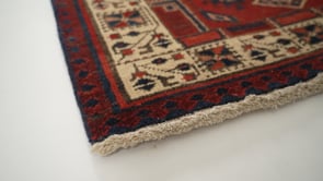 Persian Rug Sarab Handmade Runner Tribal Vintage 3'2"x10'8" (3x11) Red Geometric Design #25101
