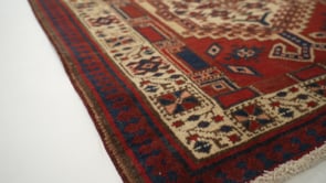 Persian Rug Sarab Handmade Runner Tribal Vintage 3'3"x10'9" (3x11) Red Geometric Design #25100