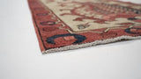Oriental Rug Pakistani Handmade Runner Transitional 2'10"x9'10" (3x10) Red Whites/Beige Open Field Paisley/Boteh Design #34558