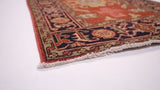Oriental Rug Pakistani Handmade Runner Transitional 2'8"x10'3" (3x10) Red Geometric Serapi Design #35362