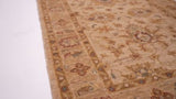 Oriental Rug Pakistani Handmade Runner Transitional Neutral 2'8"x9'2" (3x9) Whites/Beige Floral Oushak Design #35419