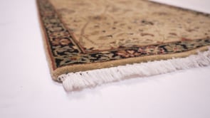 Oriental Rug Indian Handmade Runner Transitional 2'8"x16'0" (3x16) Whites/Beige Jaipur Design #35805