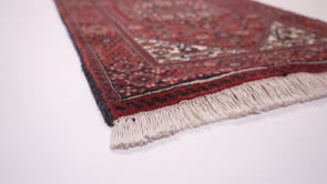 Persian Rug Bijar Handmade Runner Traditional 2'0"x9'9" (2x10) Red Geometric Design #22235