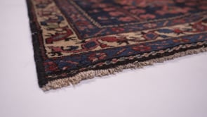 Persian Rug Malayer Handmade Runner Tribal Vintage 2'10"x16'0" (3x16) Blue Geometric Design #32587