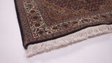 Persian Rug Tabriz Handmade Runner Traditional 2'9"x9'5" (3x9) Blue Green Mahi Fish Design #22024