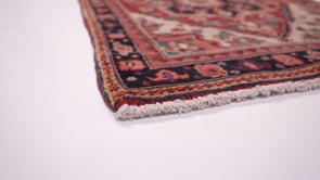 Persian Rug Ahar Handmade Runner Tribal 2'6"x7'1" (3x7) Red Floral Design #31078