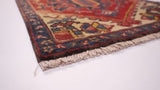 Persian Rug Heriz Handmade Runner Tribal Vintage 2'4"x9'8" (2x10) Red Geometric Design #30680
