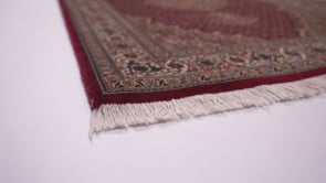 Persian Rug Tabriz Handmade Runner Traditional 2'9"x10'10" (3x11) Red Mahi Fish Design #35084