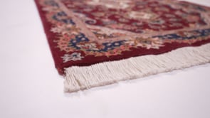 Persian Rug Tabriz Handmade Runner Traditional 2'10"x16'6" (3x17) Red Naghsh Floral Design #35938