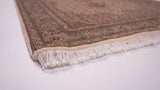 Persian Rug Tabriz Handmade Runner Traditional 2'9"x9'8" (3x10) Whites/Beige Mahi Fish Design #36136