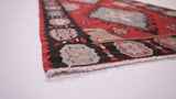 Oriental Rug Turkish Handmade Runner Tribal 2'10"x7'11" (3x8) Red Geometric Design #34338