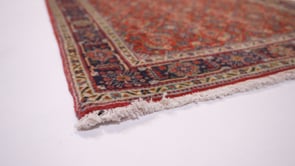 Persian Rug Tabriz Handmade Runner Traditional 2'8"x19'2" (3x19) Red Mahi Fish Design #34512