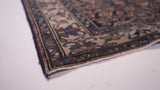 Persian Rug Malayer Handmade Area Tribal Vintage 3'8"x4'11' (4x5) Blue Herati Design #35978