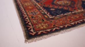 Oriental Rug Pakistani Handmade Area Traditional 2'3"x3'0" (2x3) Blue Geometric Design #35341
