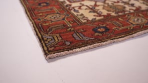 Oriental Rug Pakistani Handmade Area Transitional Tribal 2'3"x3'2" (2x3) Red Heriz Design #35720