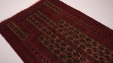Persian Rug Baloch Handmade Area Tribal 3'0"x4'7" (3x5) Red Geometric Design #35885