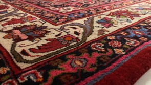 Persian Rug Bijar Handmade Area Traditional 7'0"x10'1" (7x10) Red Herati Design #27833