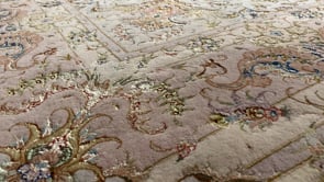 Persian Rug Tabriz Handmade Area Traditional 6'6"x10'2" (7x10) Pink Naghsh Floral Design #30469