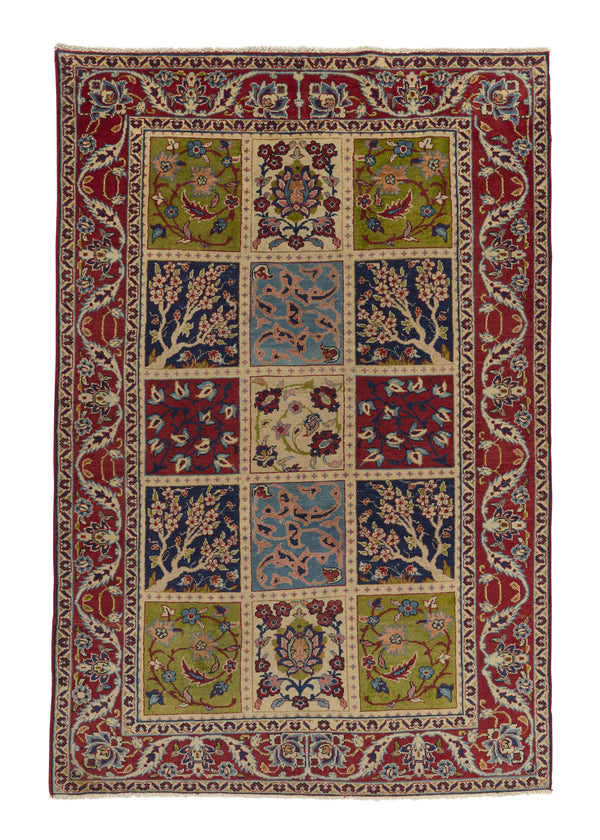 17692 Persian Rug Bakhtiari Handmade Area Tribal 5'3'' x 7'11'' -5x8- Multi-color Garden Design