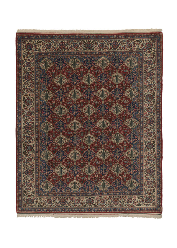 17960 Persian Rug Bakhtiari Handmade Area Tribal 10'7'' x 13'2'' -11x13- Red Blue Green Garden Design