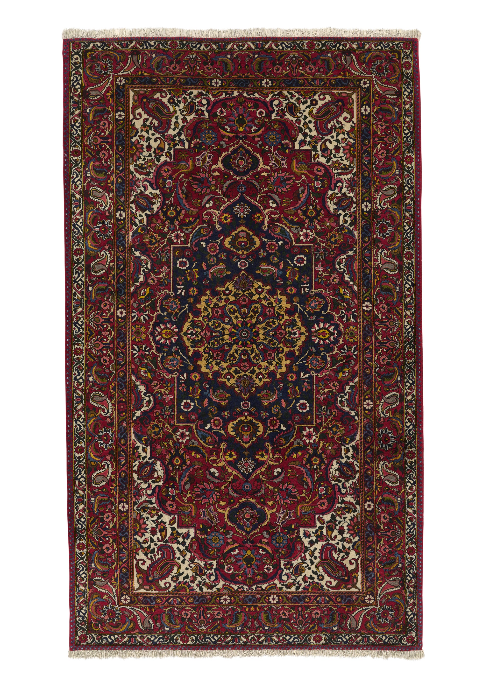 Persian Rug Bakhtiari Handmade Area Tribal 5'4