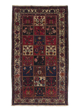 18021 Persian Rug Bakhtiari Handmade Area Tribal 5'9'' x 10'0'' -6x10- Red Garden Animals Design