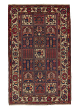 18638 Persian Rug Bakhtiari Handmade Area Tribal 5'6'' x 8'9'' -6x9- Red Garden Design