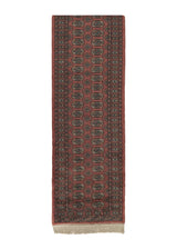 18751 Oriental Rug Pakistani Handmade Runner Tribal 2'7'' x 12'0'' -3x12- Pink Bokhara Elephant Foot Design