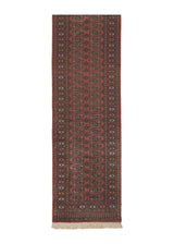 18753 Oriental Rug Pakistani Handmade Runner Tribal 2'8'' x 10'0'' -3x10- Pink Bokhara Elephant Foot Design