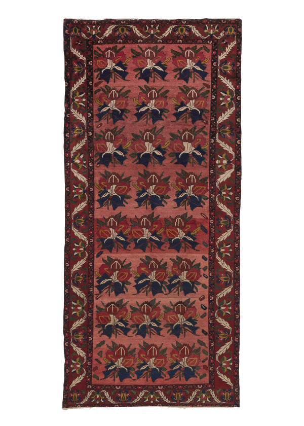 18855 Persian Rug Bakhtiari Handmade Area Tribal 5'1'' x 10'10'' -5x11- Red Gol Farang Design