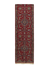 19561 Persian Rug Ardakan Handmade Runner Traditional 2'3'' x 22'0'' -2x22- Red Floral Design