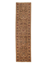 20440 Oriental Rug Pakistani Handmade Runner Transitional 2'4'' x 9'0'' -2x9- Whites Beige Multi-color Oushak Design