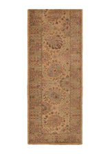 20592 Oriental Rug Pakistani Handmade Runner Transitional 2'8'' x 10'0'' -3x10- Whites Beige Green Floral Oushak Design