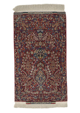 20910 Persian Rug Isfahan Handmade Area Traditional 2'2'' x 3'7'' -2x4- Red Floral Vase Animals Design