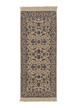 21697 Oriental Rug Chinese Handmade Area Runner Traditional 2'6'' x 6'0'' -3x6- Whites Beige Blue Floral Design
