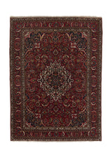 22855 Persian Rug Bakhtiari Handmade Area Tribal 10'1'' x 14'4'' -10x14- Red Floral Design