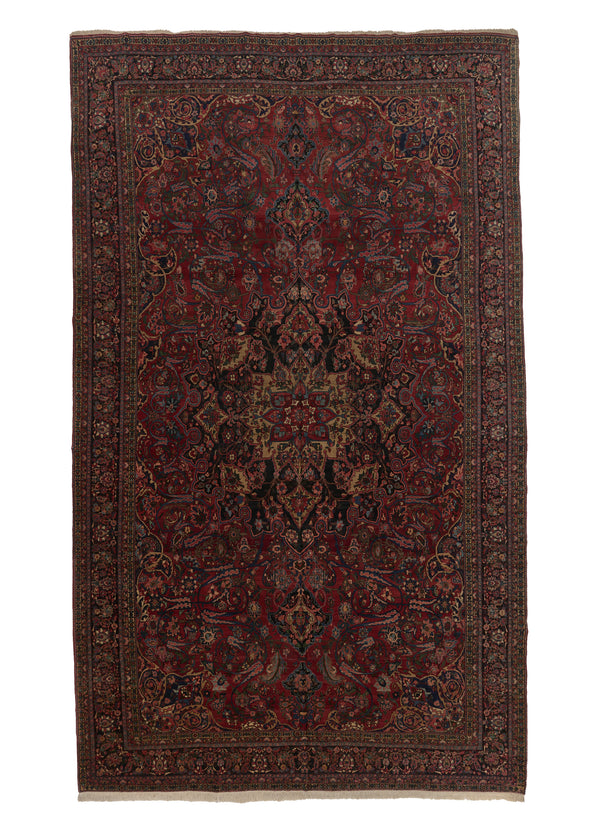 22931 Persian Rug Bakhtiari Handmade Area Tribal 12'0'' x 19'7'' -12x20- Red Floral Design