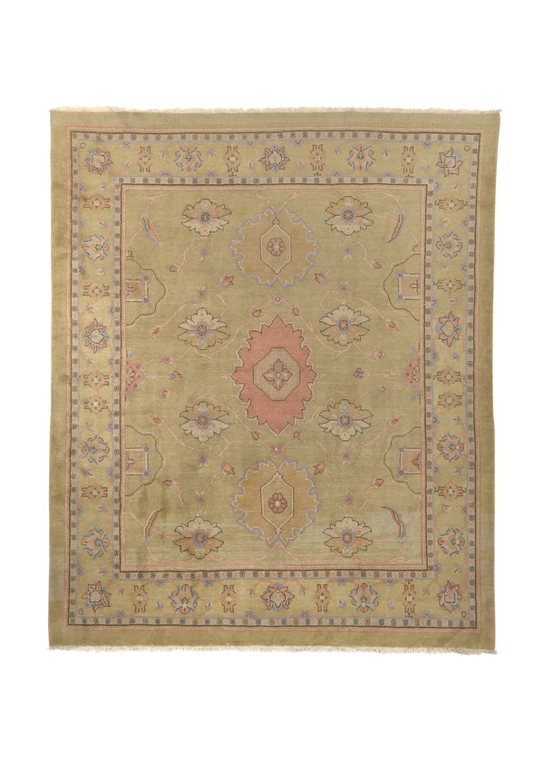 23484 Persian Rug Mahal Handmade Area Tribal 8'3'' x 9'11'' -8x10- Green Floral Design